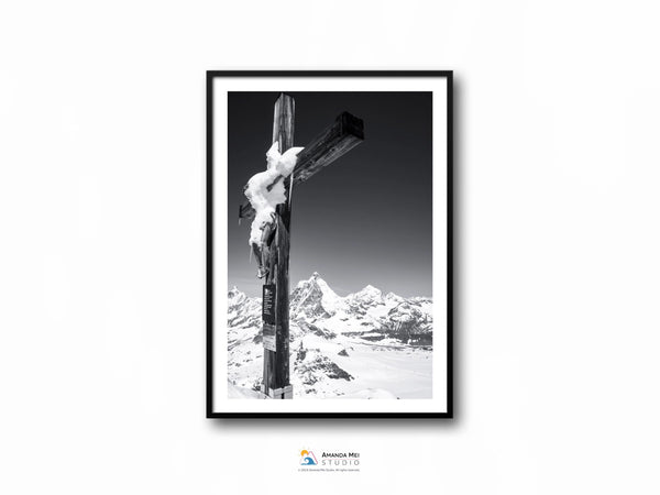 Cross at Klein Matterhorn - Zermatt, Switzerland