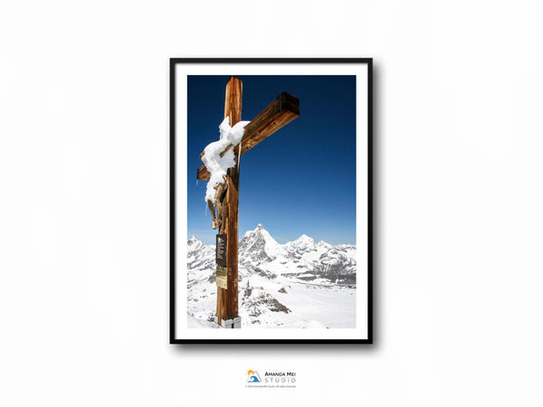 Cross at Klein Matterhorn - Zermatt, Switzerland