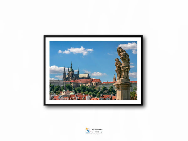 Prague Castle from Charles Bridge - Prague, Czech Republic