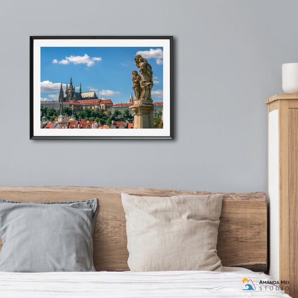 Prague Castle from Charles Bridge - Prague, Czech Republic