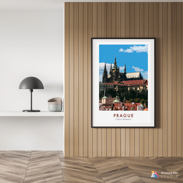 Travel Posters-1-Prague_theprintspace Hahnemuhle Photorag, Perceptual