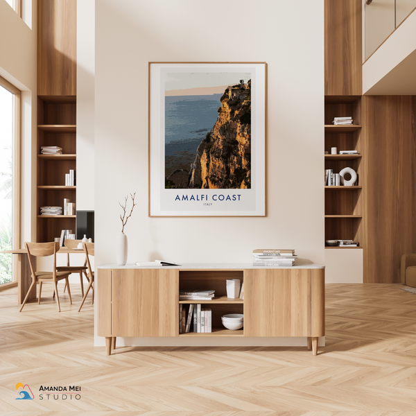 Travel Posters-2-Amalfi Coast_theprintspace Hahnemuhle Photorag, Perceptual