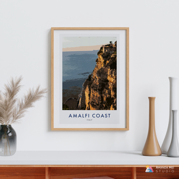 Travel Posters-2-Amalfi Coast_theprintspace Hahnemuhle Photorag, Perceptual