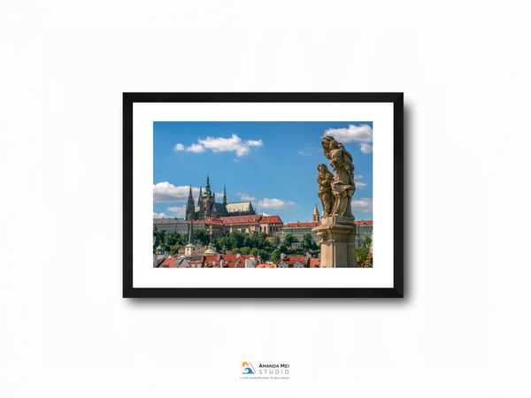 Prague Castle from Charles Bridge - Prague, Czech Republic