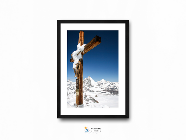 Cross at Klein Matterhorn - Zermatt, Switzerland