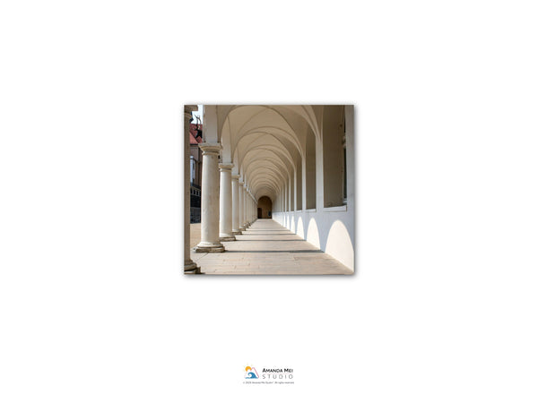 Behind the Fürstenzug - Dresden, Germany | Acrylic Face-Mounted Print
