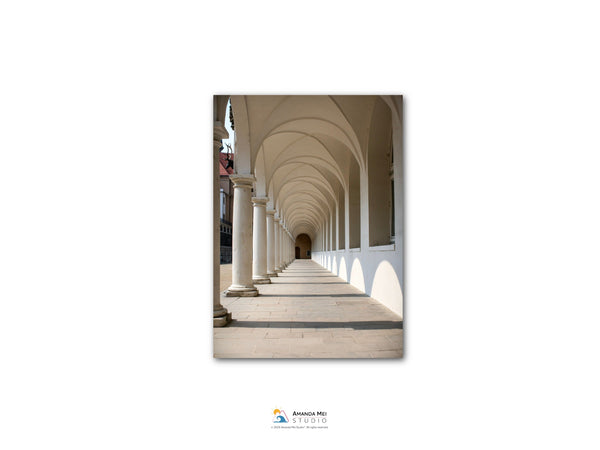 Behind the Fürstenzug - Dresden, Germany | Acrylic Face-Mounted Print