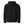 A black hooded sweatshirt with a simple design.